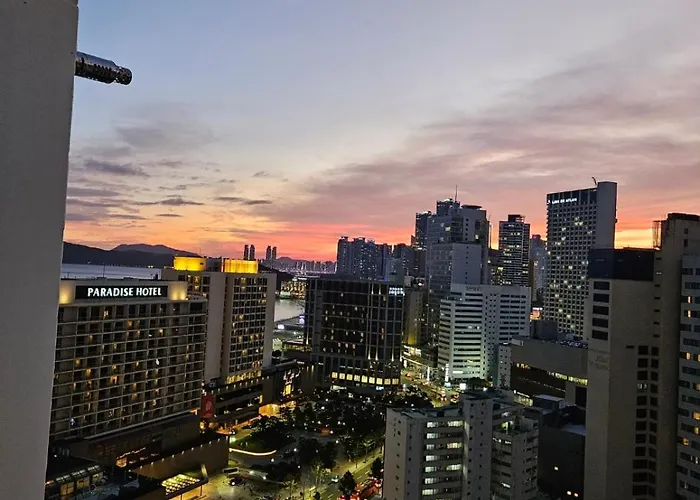 2 Minutes Run To The Sea Only 152m, Special Benefit Of Waterpark 195m Away Ciudad Metropolitana de Busan