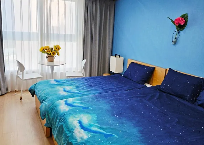 2 Minutes Run To The Sea Only 152m, Special Benefit Of Waterpark 195m Away Apartamento Ciudad Metropolitana de Busan